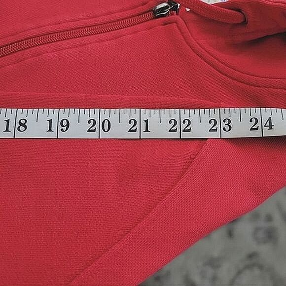 Vtg Y2K red Mickey & Minnie Coney Island official Disney zip up hoodie - Picture 13 of 16